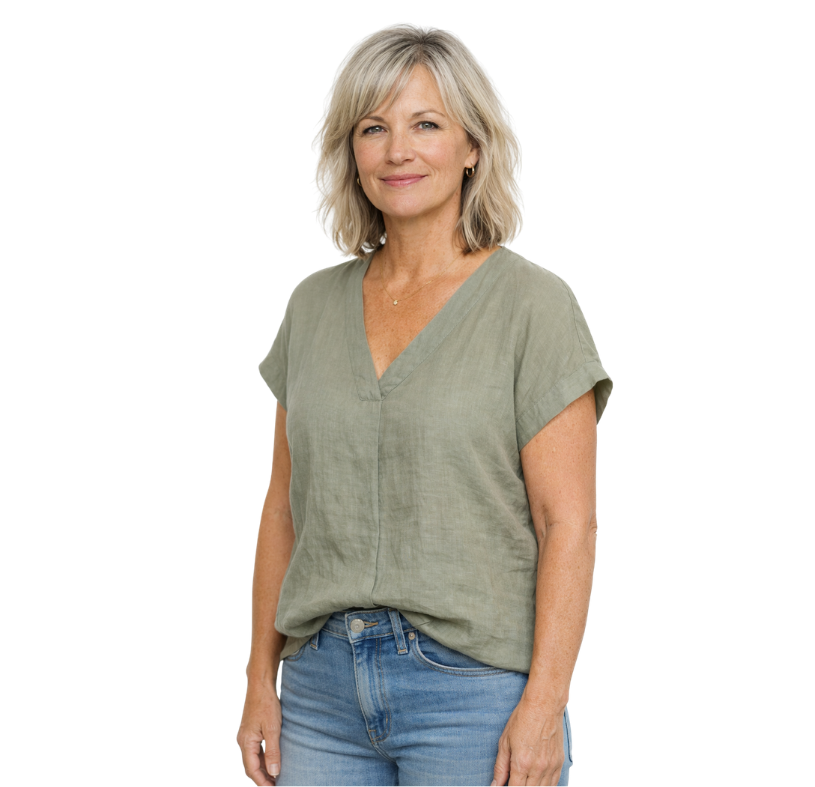 Woman with natural skin texture and mild pigmentation concerns suitable for chemical peel treatment