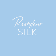 Restylane Silk logo representing lip enhancement and fine line filler offered at Revelus Dermatology