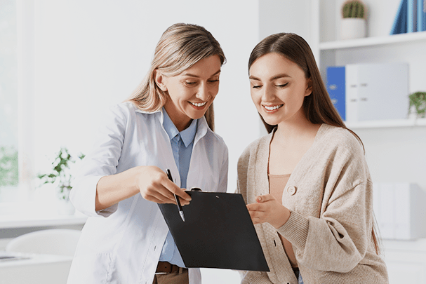 Restylane treatment results showing smoother wrinkles