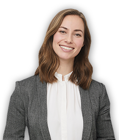 Brunette woman smiling