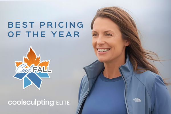 Woman enjoying fall weather after CoolSculpting Elite treatment — Revelus Dermatology Austin